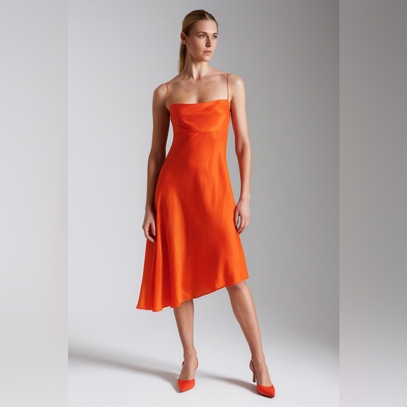 Ralph Lauren Collection Purple Label Flounce Silk Slip Dress 2009 Runway NWT 10 - Picture 1 of 8